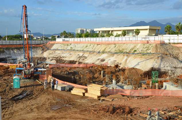 Início das obras | Riserva Golf Vista Mare Residenziale – Apartamento	na  Barra da Tijuca - Rio de Janeiro - Rio de Janeiro